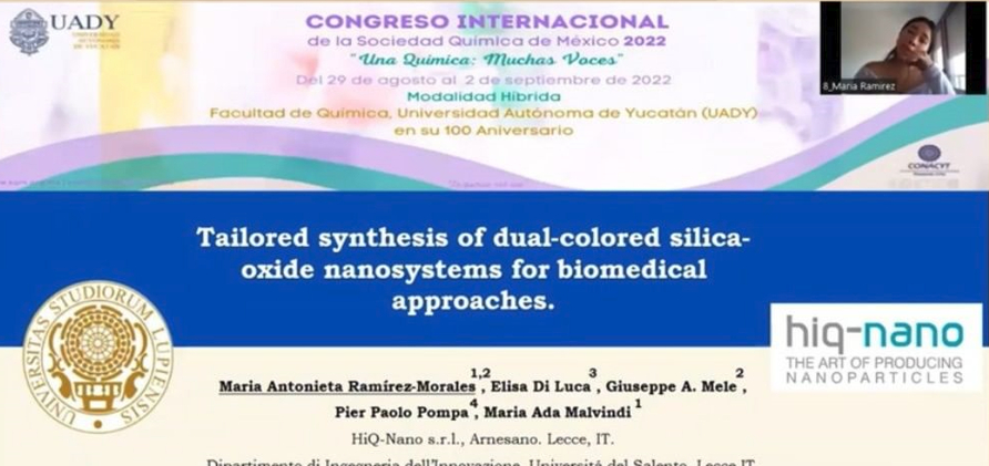 Dissemination: Maria Ramirez Presents Online At Mexican Chemical Society Congress